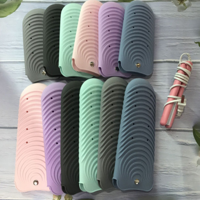 실리콘 고데기 여성 파우치 내열 매직기케이스 소형, (소형 그레이)