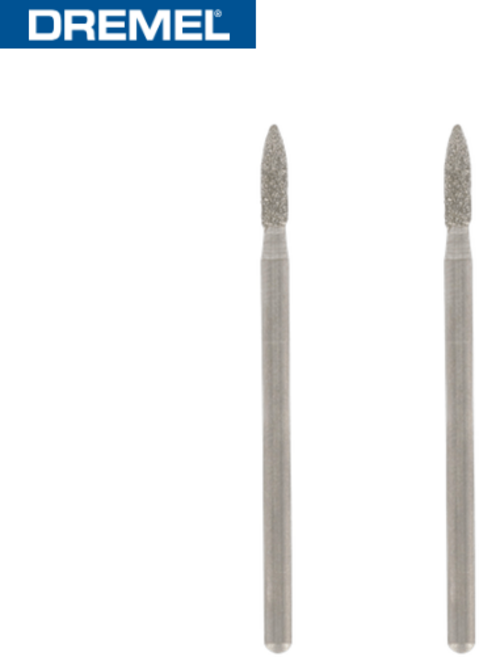 [드레멜] 다이아몬드 휠포인트 7144 (2.4mm) 2개입 DREMEL