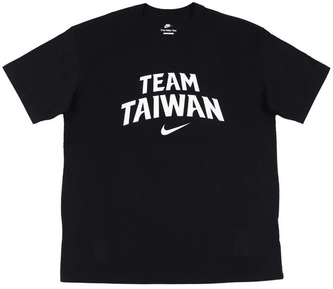 Nike TEAM TAIWAN 短袖T恤, 黑色,XXL