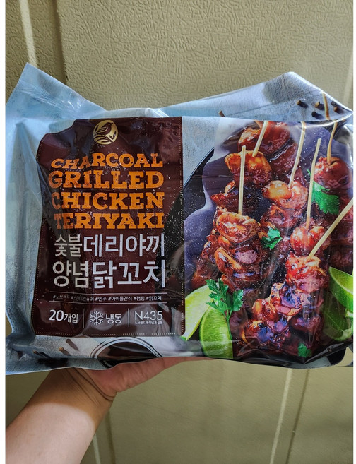 노브랜드 숯불 데리야끼 닭꼬치 20개입(아이스박스포장), 800g, 2개