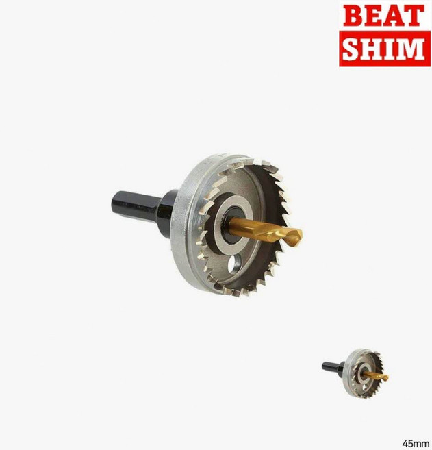 타공 커터 45mm 금속 전용 홀쏘 목공 공구