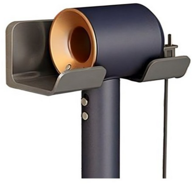 위드윈 간편 드라이기걸이 베이직, 그레이, 1개