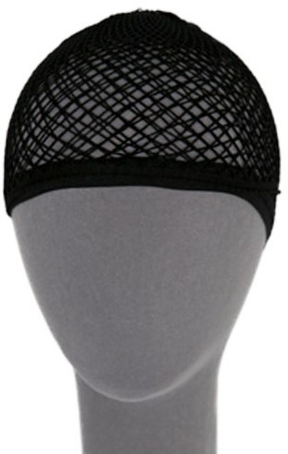 매듭없는 고탄력 가발망, 블랙, 1개