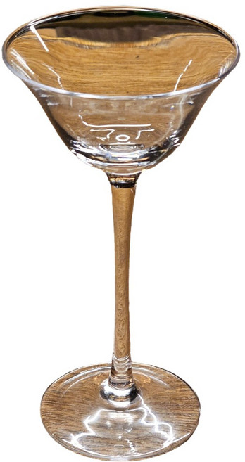 아트오브십 예쁜 칵테일잔 마티니잔 유리잔 글라스, 1개