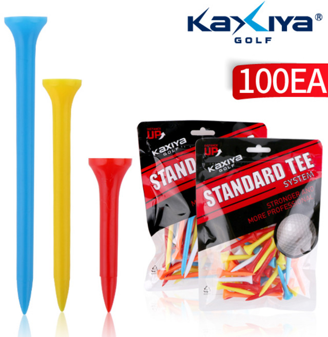 [KAXIYA] 플라스틱 골프티꽂이 (100개입), 단품, 1개