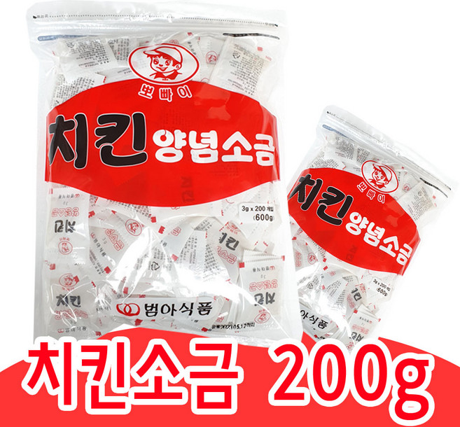 범아식품 치킨양념소금 200p, 10개, 600g