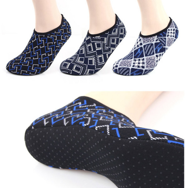 마켓킹 남성 패턴기모 덧신 3켤레