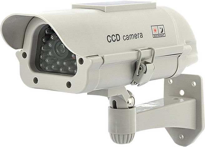 이놀 모형 프리미엄 리얼 더미 CCTV 태양광 충전 감시 돔 카메라 IN11G, LX117, 1개