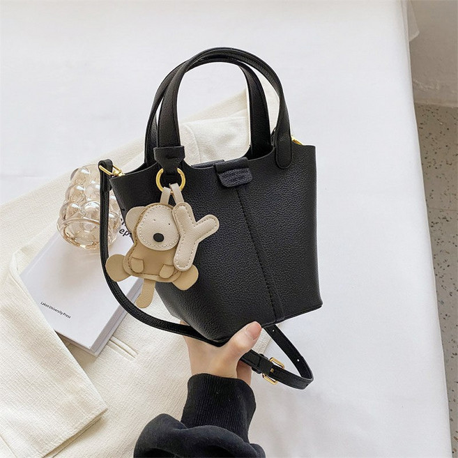 리치모리 빈티지 토트 버킷백