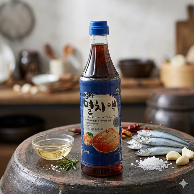 탐라식품 맛있는 국산 천연조미료 발효식품 비리지않은 멸치액젓 100% 원액 무첨가, 1개, 980ml