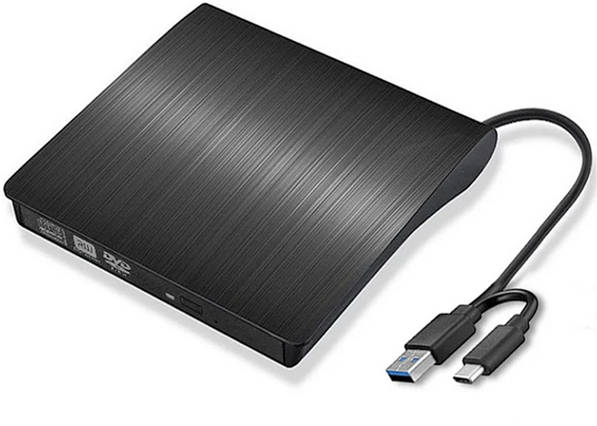 노트북 노트북용 USB 3.0 USB 3.0 C타입 슬림 DVD 외장 인클로저 SATA-USB CD ROM ODD 케이스 박스 ODD 캐, 03 USB3.0 Type C 9.5mm