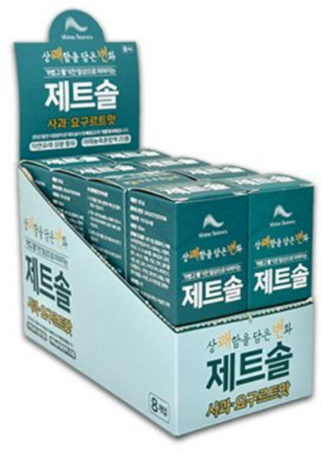 샤인오로라 쾌변 제트솔(사과 요구르트맛) 세트 100ml 8개입, 샤인오로라 쾌변 제트솔(사과, 요구르트맛) 세트 100, 1개