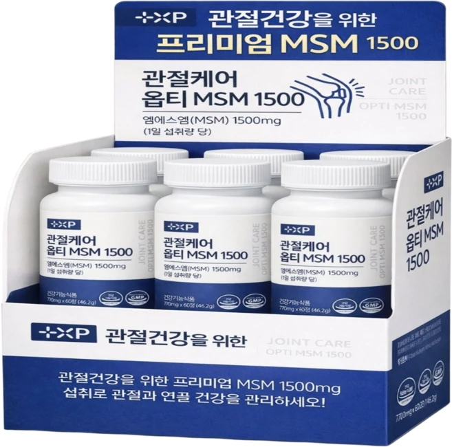 김연자 관절보궁 정품 가격 대체 상품 옵티msm 1500 관절 연골, 1개, 60정 - 쿠팡