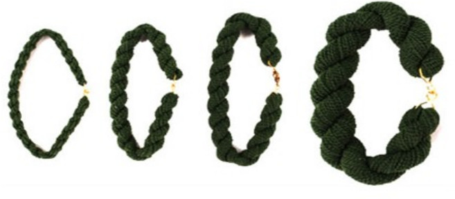 군용 군인 예비군 훈련소 발목 바지 고무링 소 1조, 본상품선택, 1개