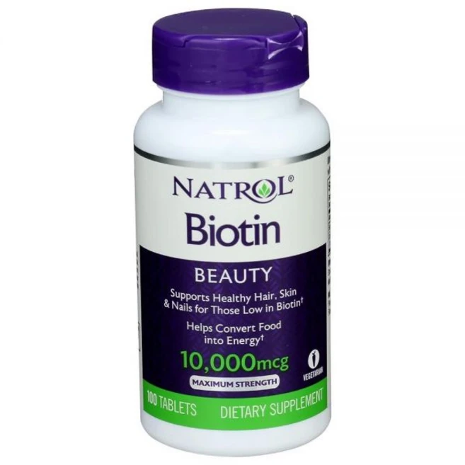 Natrol Biotin Max 10000 Mcg 100 Tablets - 쿠팡