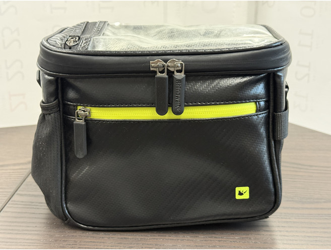 라이노워크 자전거 프론트백 핸들바 가방 [RK18996], 블랙, 1개