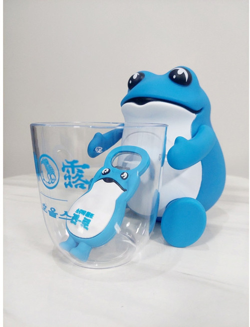 [병따개포함]진로이즈백 하이트진로 굿즈 두꺼비 호올스 피규어 인형 두껍상회 정품, 1개