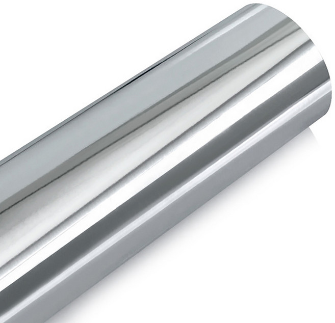 자동차 차량용 실내 크롬 시트지 필름 랩핑지, 유광 실버 - 152cm x 10cm, 1개