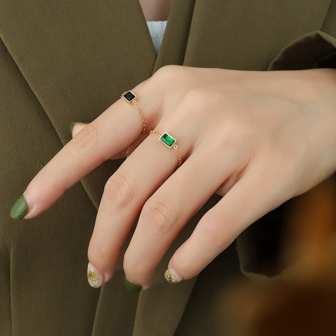 하나린 메탈링 반지 써지컬스틸 액세서리 패션쥬얼리