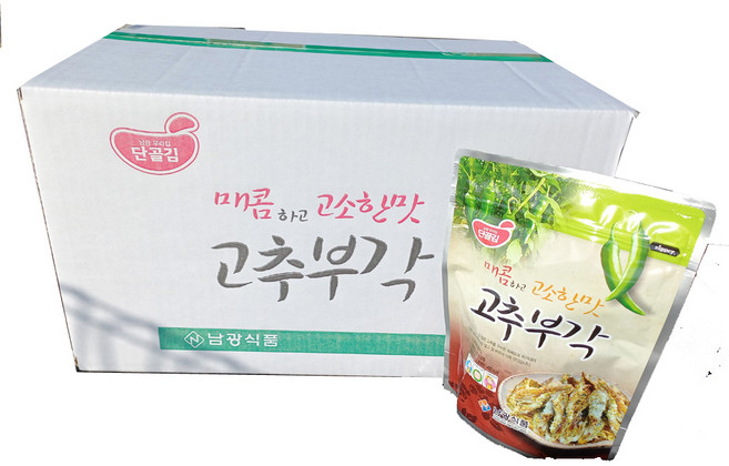 남광식품 국내산 고추부각(250g *10봉 / 1박스), 250g, 10개