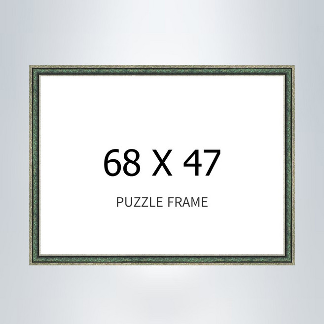 꿈꾸는세상 직소퍼즐 68x47cm 1000피스 액자, 1개, wood 엔틱그린, 플라스틱