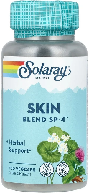 Solaray Skin Blend SP-4™ 베지 캡슐 100정 Solaray (솔라레이), Solaray 솔라레이 Skin Blend SP4™ 베, 1개 - 쿠팡