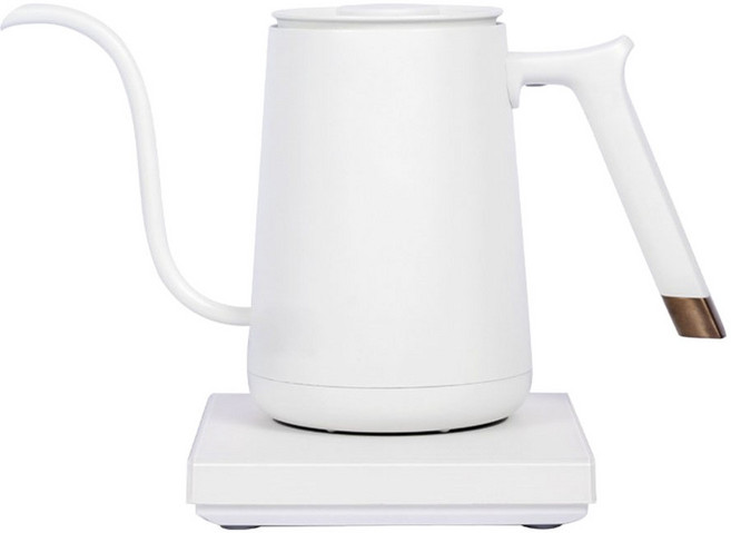 타임모어 피쉬 스마트 전자 온도조절 포트 표준버전 600ml, 화이트