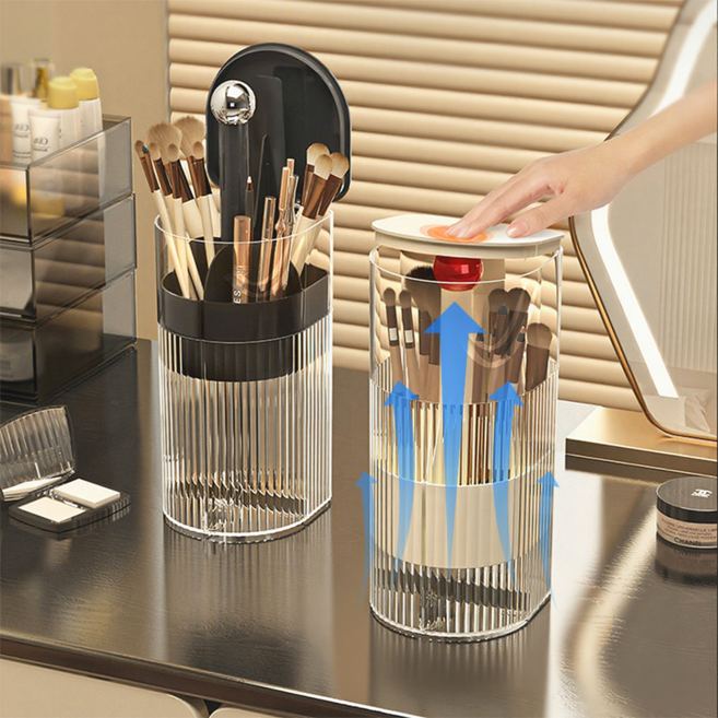 콜콜러브 원터치 메이크업 브러쉬 정리함 화이트