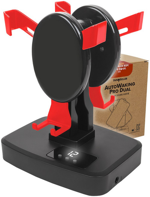 이노셀러 4세대 무선 타이머 핸드폰 만보기 기계 오토워킹 자동걷기 캐시워크, 1개, 프로듀얼 플러스(2대장착+타이머)