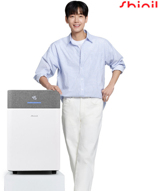 신일 제습기 20L 대용량 SDH-S530IF / 북유럽 감성 디자인, 패브릭