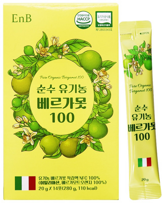 순수유기농베르가못100, 2박스, 280g