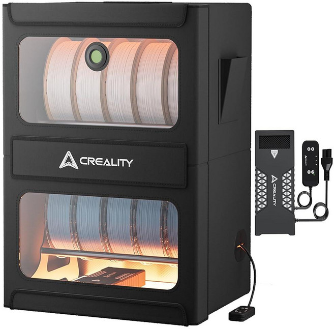 Creality Multi-roll Filament Dryer 10-roll Large Capacity Max Temeperature 70℃ Fireproof and Moist, Creality Multi-roll Filament D