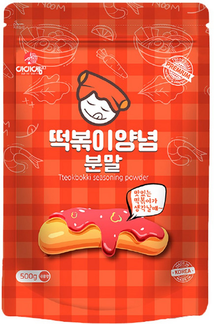 아이엠소스 떡볶이소스 양념 분말 대박집 맛 그대로, 1개, 500g