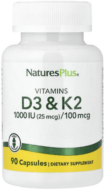 네이처스플러스 비타민D3 Vitamin K2 1000IU 캡슐 90정