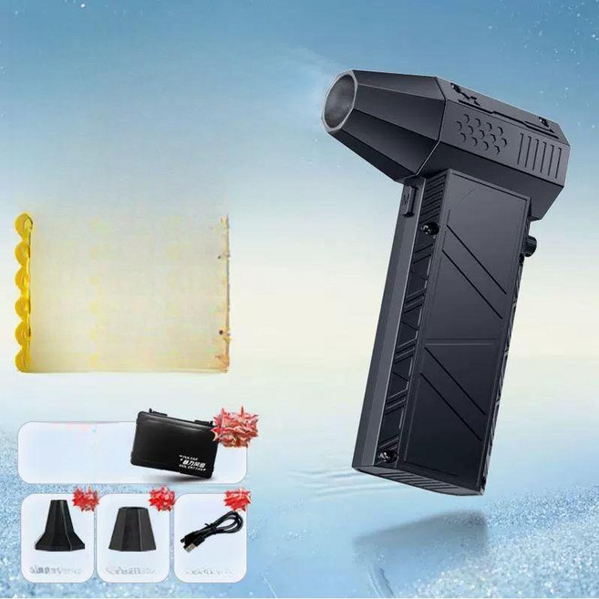 픽토리 하이퍼건에어건 청소기 콤프레샤 휴대용, 노즐+케이블+박스 X6 A급 배터리 셀, 1개