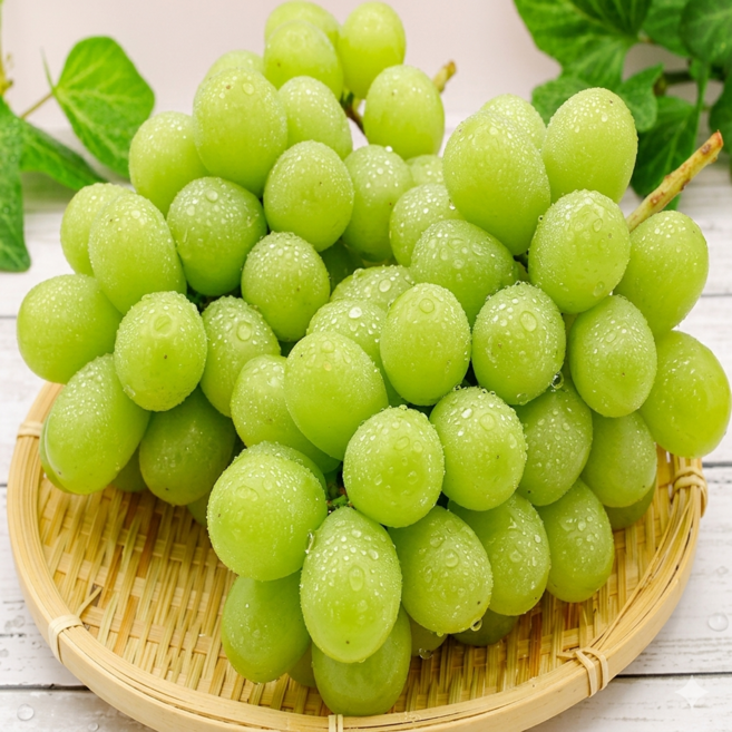 [씨없는청포도] 프리미엄 껍질째먹는 고당도 애플청포도, 1박스, 1kg