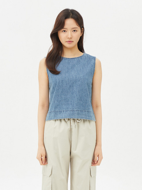 탑텐 TOPTEN 여성) 베이직 슬리브리스 탑_MSE2WC2026 MSE2WC2026 148051