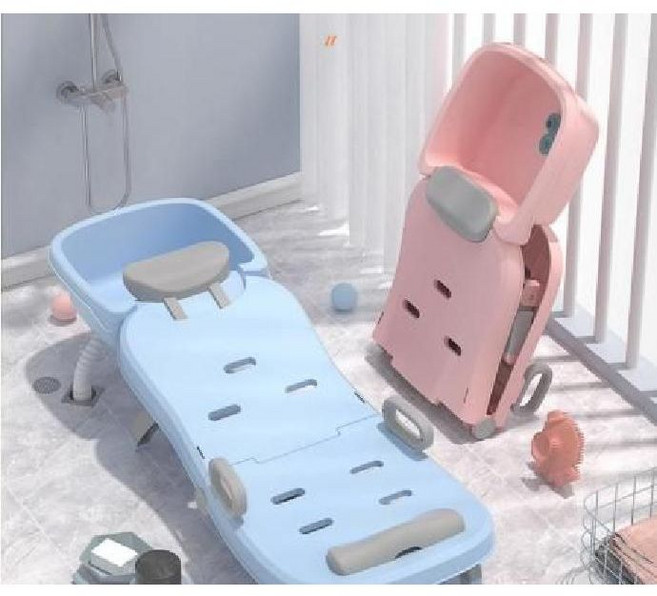 환자목욕침대 와상환자 목욕침대 어르신 간이 욕조 요양원 샴푸의자, E. 통상모델-CorrisBlue확고한지원6브