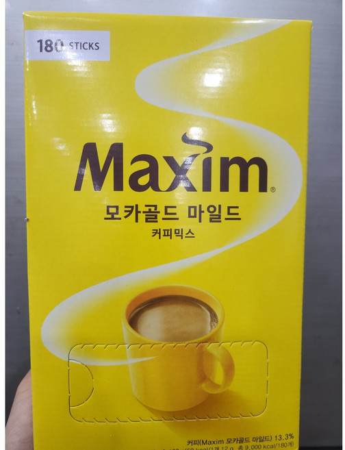 맥심 커피믹스 모카골드, 12g, 180개입, 1개