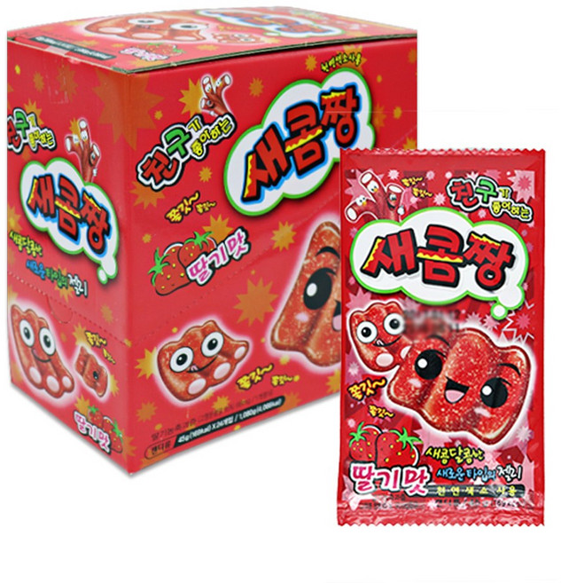 새콤달콤 친구가 좋아하는 새콤짱 1통, 24개, 35g