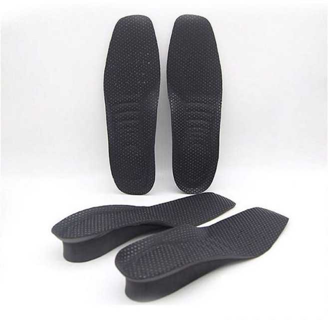 여성 바이오 키높이 1cm 지압 기본 깔창 검정 편한짤창쿠션 깔창 구두깔창 라텍스깔창 에어깔창