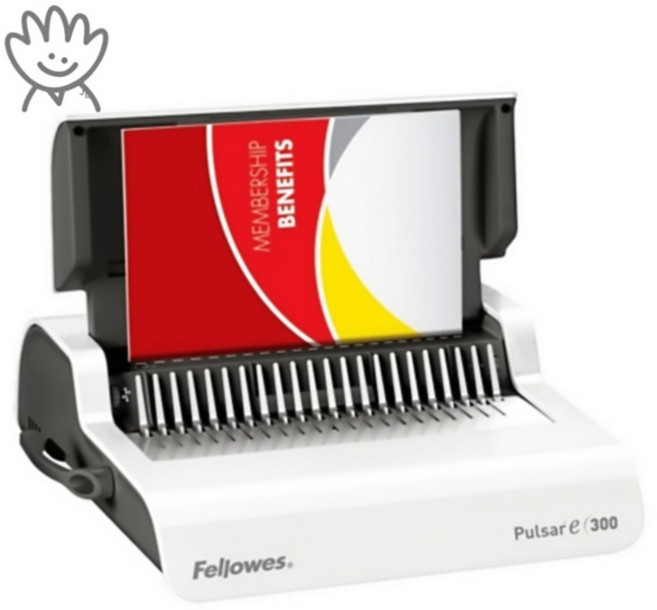 링제본기 펄사E300 펠로우즈 CRC56207 전동제본기 300매 문서정리 커머스픽101