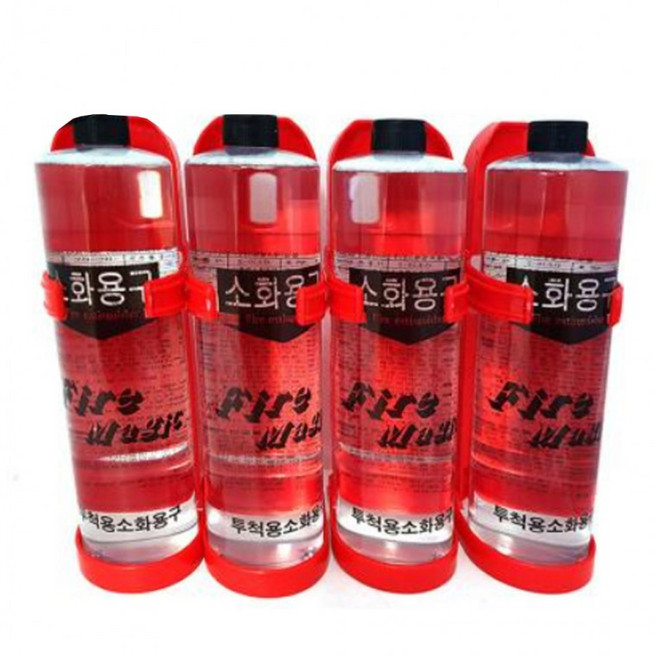 파이어매직 휴대용 투척용소화기 4세트 본품+거치대, 화이어매직 4개입 1세트, 1개