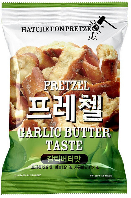 ㈜위너스 프레첼(갈릭버터맛) 85g, 6개