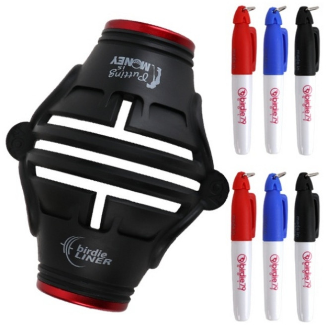 버디79 버디라이너 블랙에디션 + 마킹펜 6개, 블랙팩, 1세트