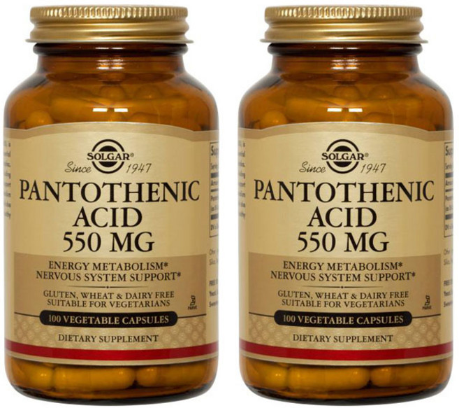 솔가 판토텐산 550 mg 베지터블 캡슐, 100정, 2개