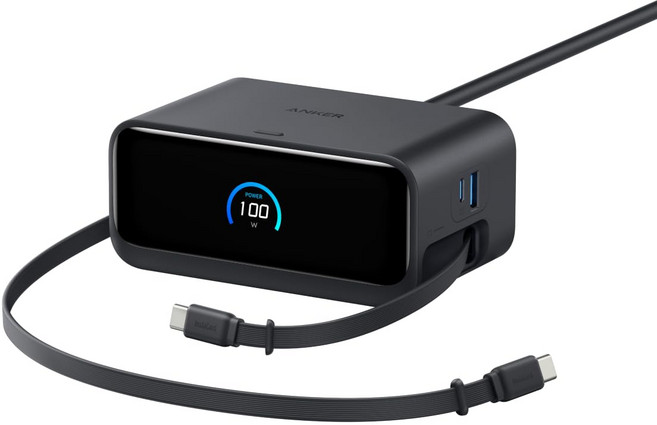 Anker Nano Charging Station (7-in-1 100W USB-C (USB [PSE iPad iPhone Galaxy Android 권취식, 1개