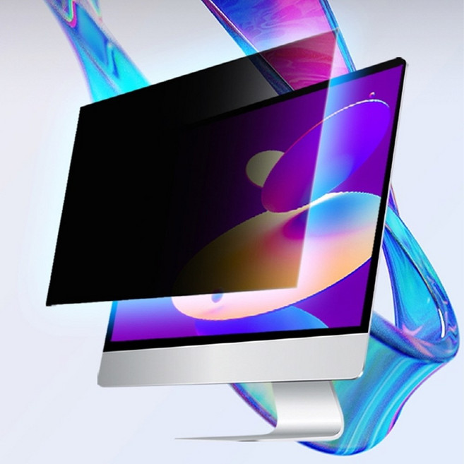 14.1인치W (304x190) 부착식 노트북 보안필름 모니터 블루라이트차단 사생활보호 필름 보안기, 1개