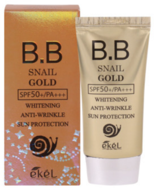 이켈 스네일 골드 비비크림(달팽이) spf 50+/PA+++ 50ml, 1개