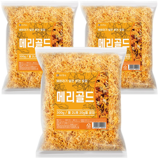 건강중심 메리골드 꽃잎차 300g, 1개, 3개입